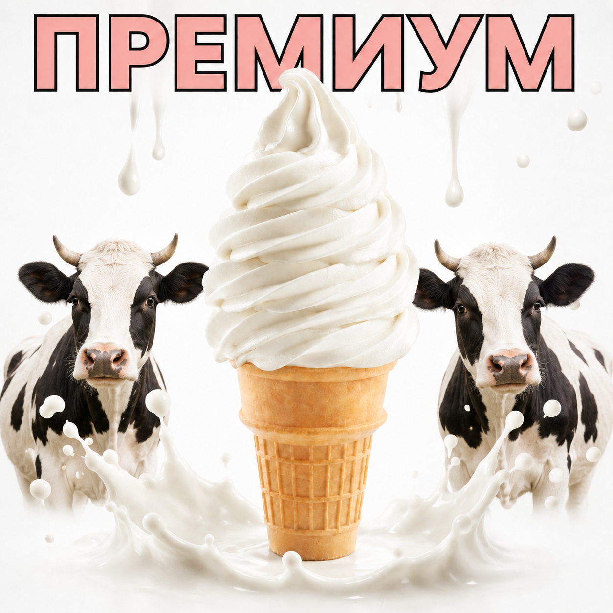 ПРЕМИУМ суха смес за мек сладолед СМЕТАНА (2,5 кг.)